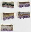 Lot: Amethyst Slice Pendants - Pieces #78459-2